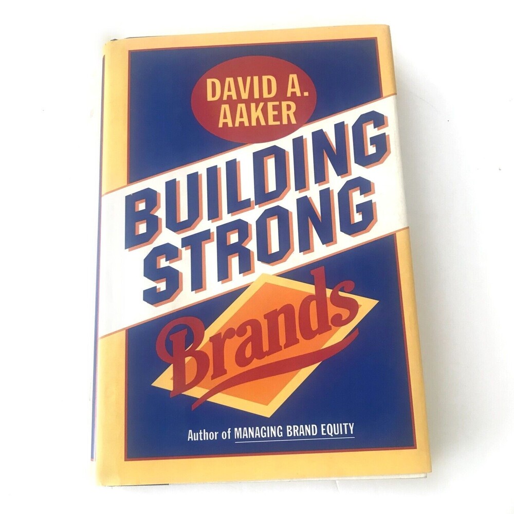 Building Strong Brands Hardcover Book by David Aaker